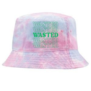 Wasted Retro Tie-Dyed Bucket Hat