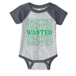 Wasted Retro Infant Baby Jersey Bodysuit