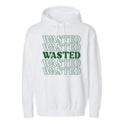 Wasted Retro Garment-Dyed Fleece Hoodie