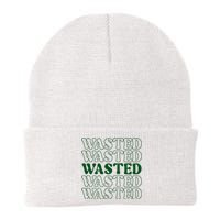 Wasted Retro Knit Cap Winter Beanie