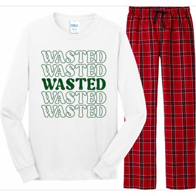 Wasted Retro Long Sleeve Pajama Set