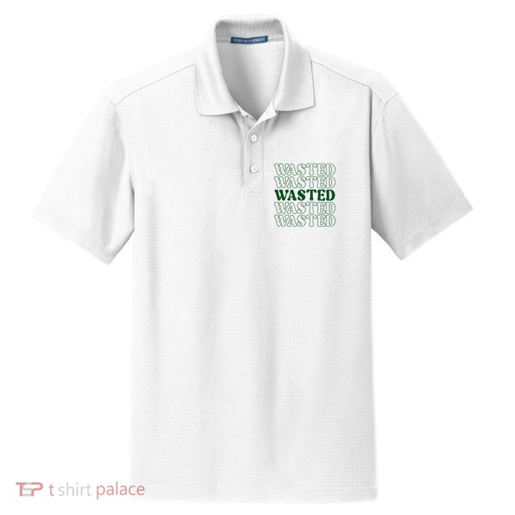 Wasted Retro Dry Zone Grid Polo