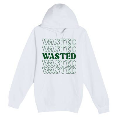 Wasted Retro Premium Pullover Hoodie