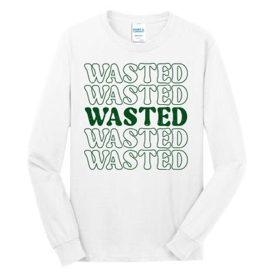 Wasted Retro Tall Long Sleeve T-Shirt