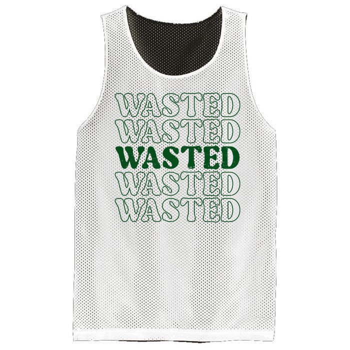 Wasted Retro Mesh Reversible Basketball Jersey Tank