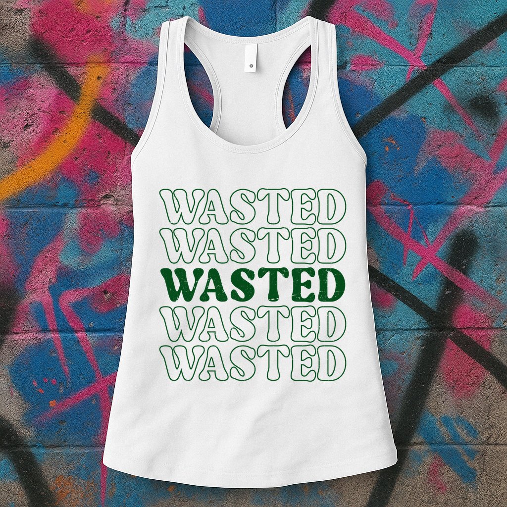 Wasted Retro Womens Tank Top