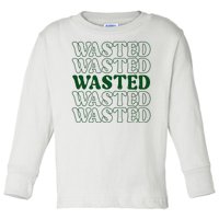 Wasted Retro Toddler Long Sleeve Shirt