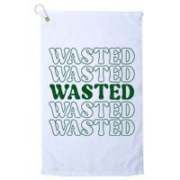 Wasted Retro Golf Towel