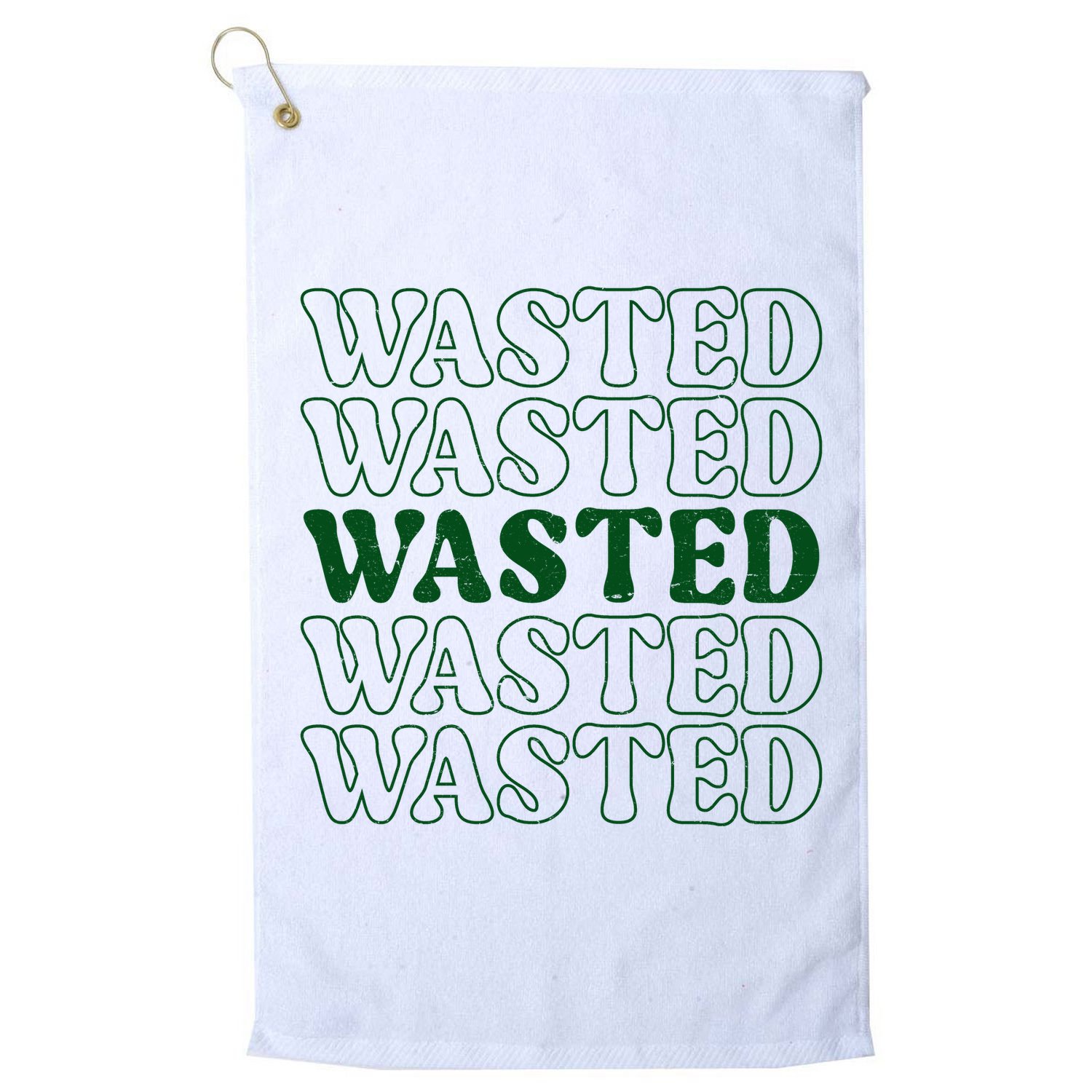 Wasted Retro Golf Towel