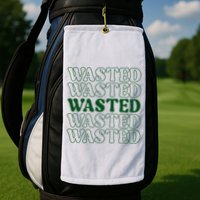 Wasted Retro Golf Towel