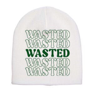 Wasted Retro Short Acrylic Beanie