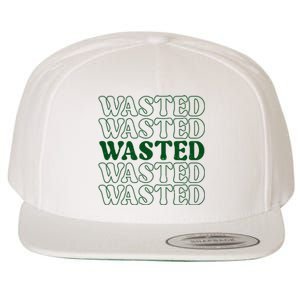 Wasted Retro Wool Snapback Cap