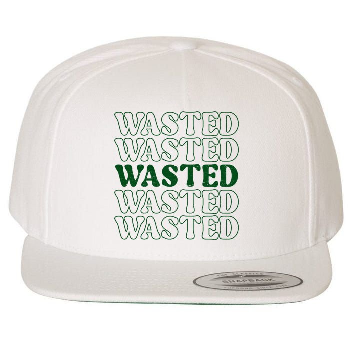 Wasted Retro Wool Snapback Cap