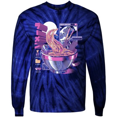 Web Ramen Tie-Dye Long Sleeve Shirt