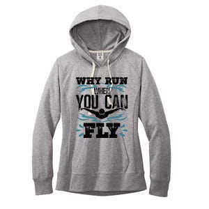 Why Run When You Can Fly Women's Fleece Hoodie