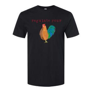 Wo Regulate Your Cock Pro Choice Feminist 's Rights Softstyle CVC T-Shirt