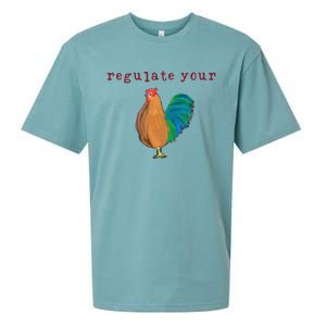 Wo Regulate Your Cock Pro Choice Feminist 's Rights Sueded Cloud Jersey T-Shirt