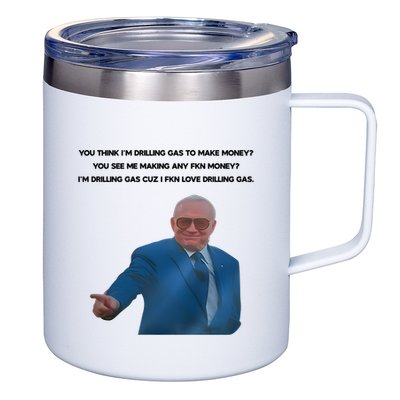 Wti Realist You Think IM Drilling Gas To Make Money You See Me Making Any Fkn M 12oz Stainless Steel Coffee Mug