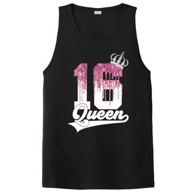 Wo SWEET 16 QUEEN 16TH BIRTHDAY PosiCharge Competitor Tank