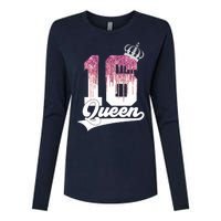 Wo SWEET 16 QUEEN 16TH BIRTHDAY Womens Cotton Relaxed Long Sleeve T-Shirt