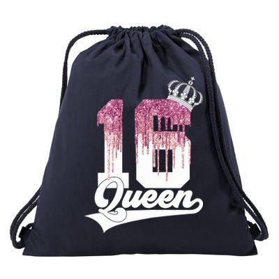 Wo SWEET 16 QUEEN 16TH BIRTHDAY Drawstring Bag