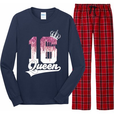 Wo SWEET 16 QUEEN 16TH BIRTHDAY Long Sleeve Pajama Set