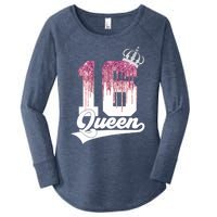 Wo SWEET 16 QUEEN 16TH BIRTHDAY Women's Perfect Tri Tunic Long Sleeve Shirt