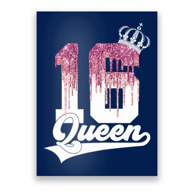 Wo SWEET 16 QUEEN 16TH BIRTHDAY Poster