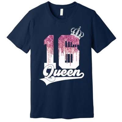 Wo SWEET 16 QUEEN 16TH BIRTHDAY Premium T-Shirt