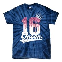 Wo SWEET 16 QUEEN 16TH BIRTHDAY Tie-Dye T-Shirt