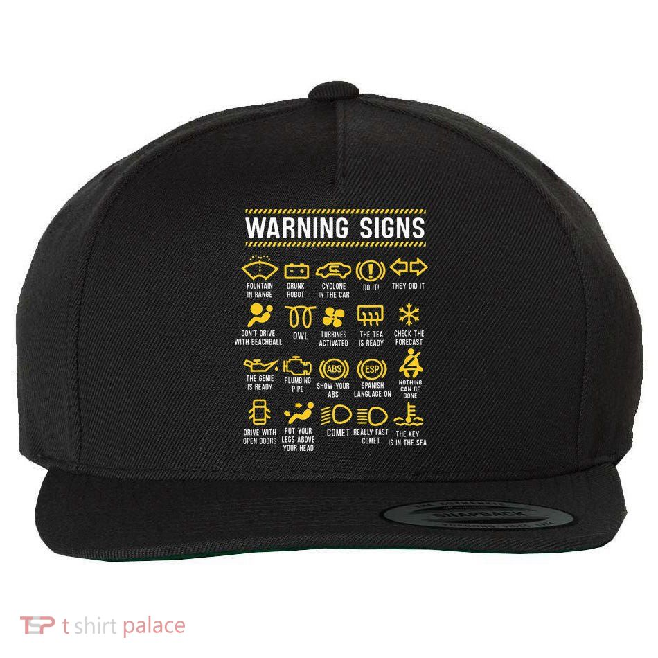 Warning Signs 101 Funny Car Mechanic Wool Snapback Cap