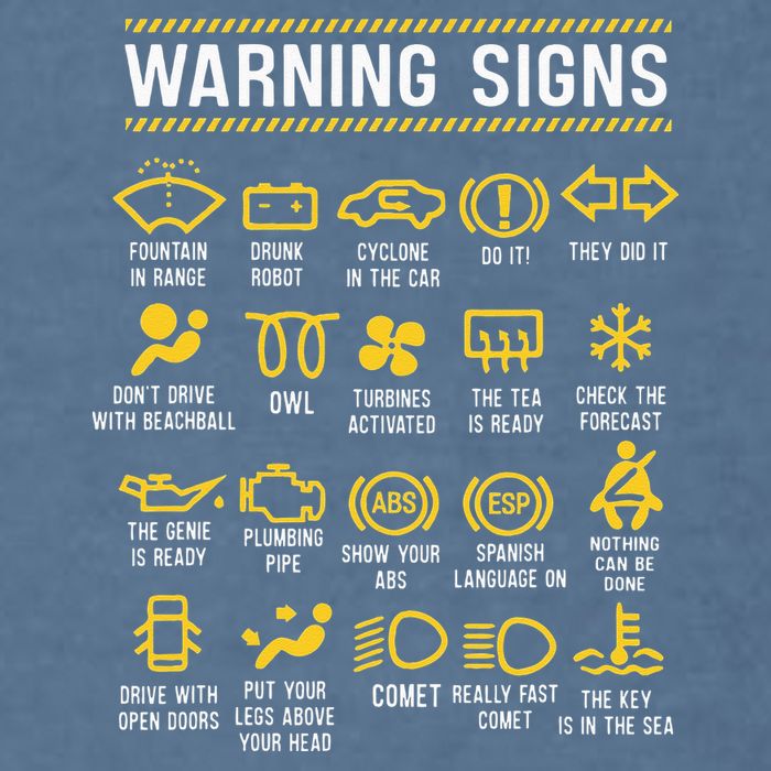 Warning Signs 101 Funny Car Mechanic Garment-Dyed Sweatshirt