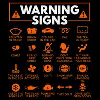 Warning Signs 101 Funny Car Mechanic Gift Gift Car Funny Tall T-Shirt