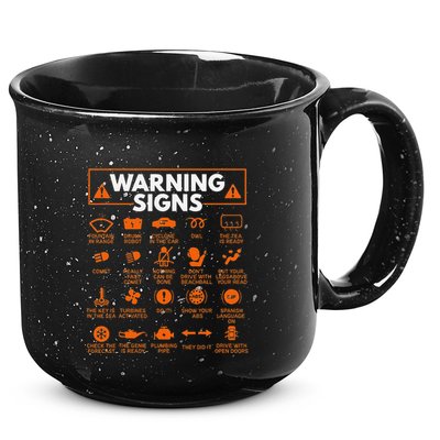 Warning Signs 101 Funny Car Mechanic Gift Gift Car Funny 15oz Campfire Ceramic Mug