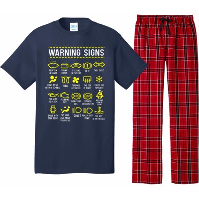 Warning Signs 101 Pajama Set