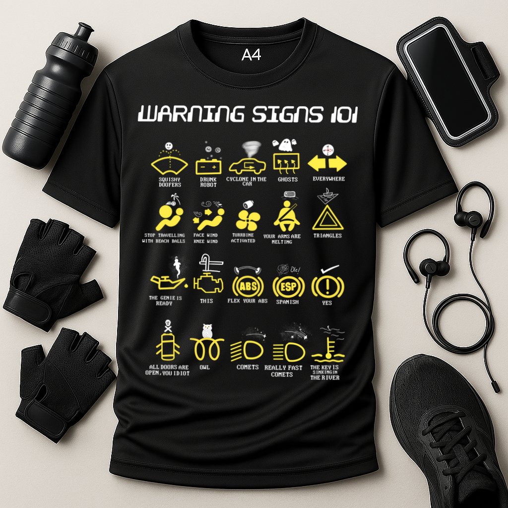 Warning Signs 101 Performance Shirt