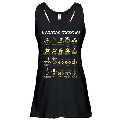Warning Signs 101 Ladies Essential Flowy Tank
