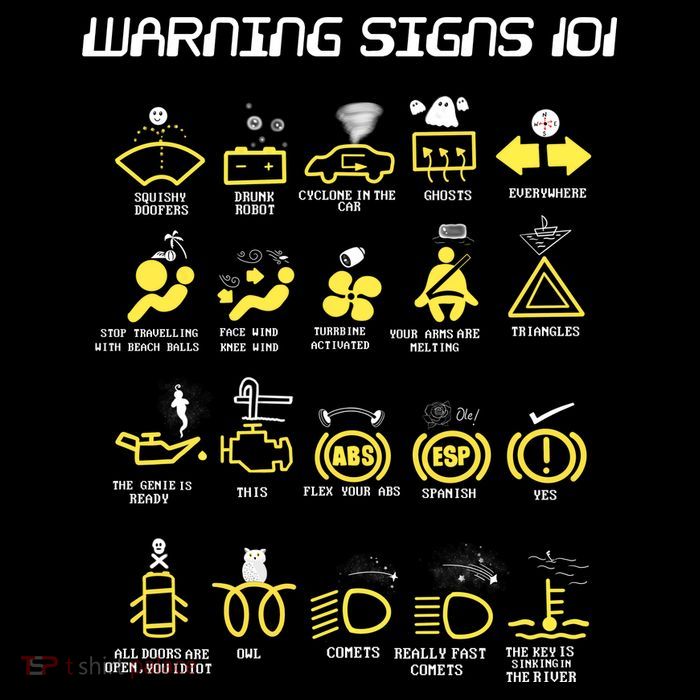 Warning Signs 101 Cooling Performance Long Sleeve Crew