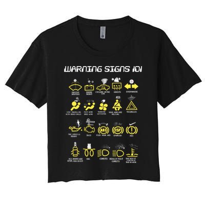 Warning Signs 101 Crop Top