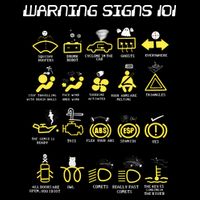 Warning Signs 101 Zip Tote Bag