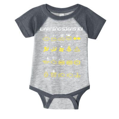 Warning Signs 101 Infant Baby Jersey Bodysuit
