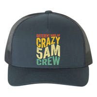 Workout Squad 5 AM Crew Funny Gym Saying Vintage Yupoong Adult 5-Panel Trucker Hat