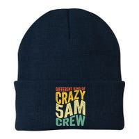 Workout Squad 5 AM Crew Funny Gym Saying Vintage Knit Cap Winter Beanie