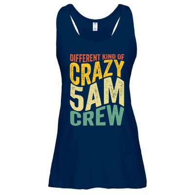 Workout Squad 5 AM Crew Funny Gym Saying Vintage Ladies Essential Flowy Tank