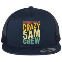 Workout Squad 5 AM Crew Funny Gym Saying Vintage Flat Bill Trucker Hat