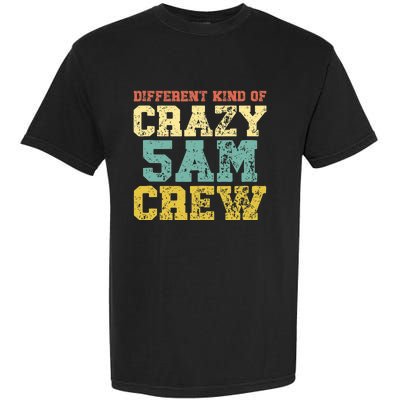 Workout Squad 5 AM Crew Funny Gym Saying Retro Vintage Garment-Dyed Heavyweight T-Shirt