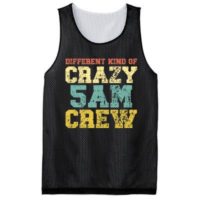 Workout Squad 5 AM Crew Funny Gym Saying Retro Vintage Mesh Reversible Basketball Jersey Tank