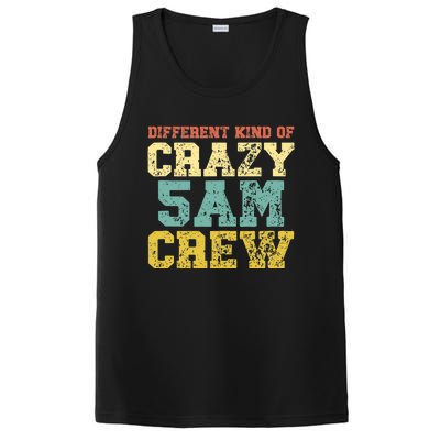 Workout Squad 5 AM Crew Funny Gym Saying Retro Vintage PosiCharge Competitor Tank