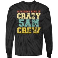 Workout Squad 5 AM Crew Funny Gym Saying Retro Vintage Tie-Dye Long Sleeve Shirt