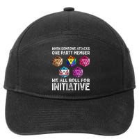 When Someone Attacks One Party Member D20 Dice Lgbtq Ally 7-Panel Snapback Hat